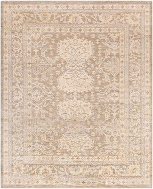 Royal RYL-2301 Traditional Viscose Rug RYL2301-912 Wheat, Butter, Light Gray, Khaki 100% Viscose 9' x 12'