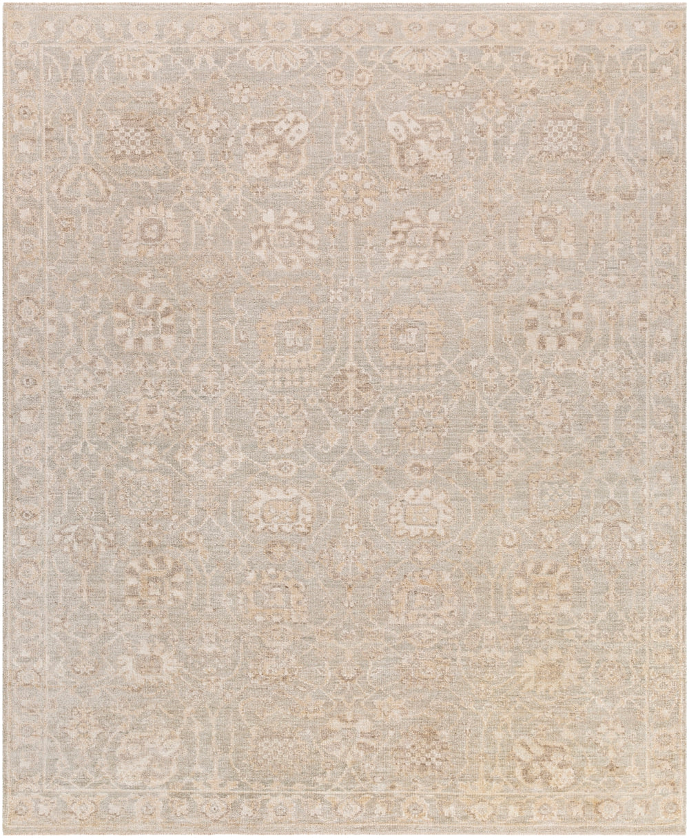 Royal RYL-2304 Traditional Viscose Rug RYL2304-912 Sage, Butter, Khaki, Beige 100% Viscose 9' x 12'