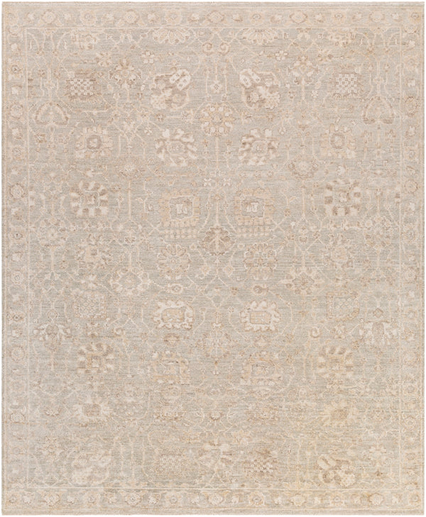 Royal RYL-2304 Traditional Viscose Rug RYL2304-810 Sage, Butter, Khaki, Beige 100% Viscose 8' x 10'