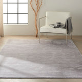Nourison Calvin Klein Home Lunar LUN1 Handmade Woven Indoor only Area Rug Platinum 3'6" x 5'6" 99446427625