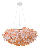 Bethel White & Orange LED Chandelier in Acrylic