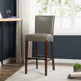 Milton Bonded Leather Bar Stool