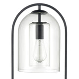 Bell Jar 28'' High 1-Light Desk Lamp - Matte Black