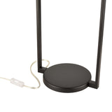 Bell Jar 28'' High 1-Light Desk Lamp - Matte Black