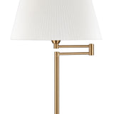 Scope 65'' High 1-Light Floor Lamp - Aged Brass