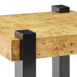 Bromo Accent Table - Natural Burl