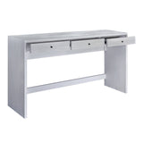 Checkmate Waterfall Console Table - Checkmate White