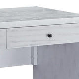 Checkmate Waterfall Console Table - Checkmate White