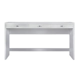 Checkmate Waterfall Console Table - Checkmate White