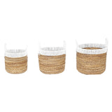 Holset Basket - Set of 3 White