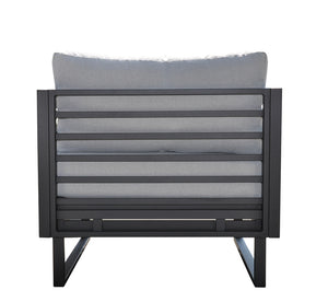 VIG Furniture Renava Wharf Outdoor Grey & Black Sofa Set VGGES0273