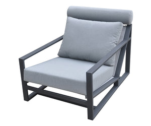 VIG Furniture Renava Boardwalk Outdoor Grey Lounge Chair Set VGGES0278-GRY