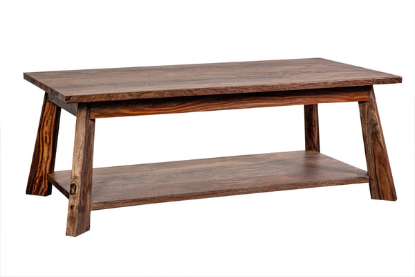 Porter Designs Kalispell Solid Sheesham Wood Natural Coffee Table Natural 05-116-02-PDU114H