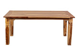 Porter Designs Taos Solid Sheesham Wood 72" Rectangular Natural Dining Table Natural 07-196-01-9015