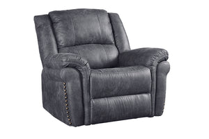 Porter Designs Socorro Manual Contemporary Recliner Gray 03-180C-03-7625