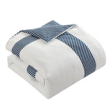 Gibson Navy Twin 7pc Comforter Set