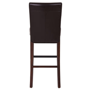 Milton Bar Stool - Stylish Bonded Leather Design with Solid Birch Frame for Modern Home Interiors