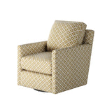 Fusion 21-02G-C Transitional Swivel Glider Chair 21-02G-C Owen Straw Swivel Glider