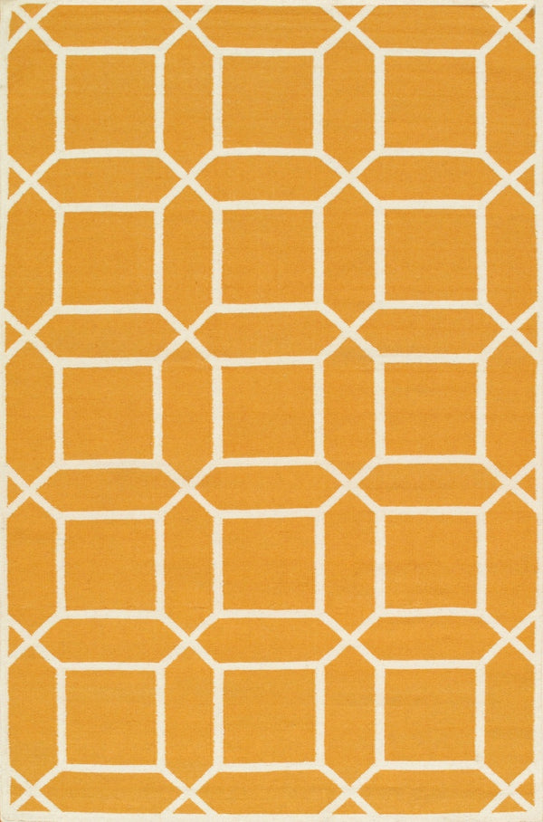 Pasargad Antique Kilim Collection Rust Lamb's Wool Area Rug SA-10404 5X8-PASARGAD