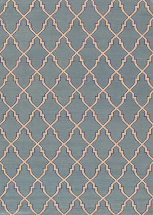 Pasargad Antique Kilim Collection Rust Lamb's Wool Area Rug SA-10891 6X9-PASARGAD