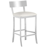 Abby 35''H Stainless Steel Counter Stool