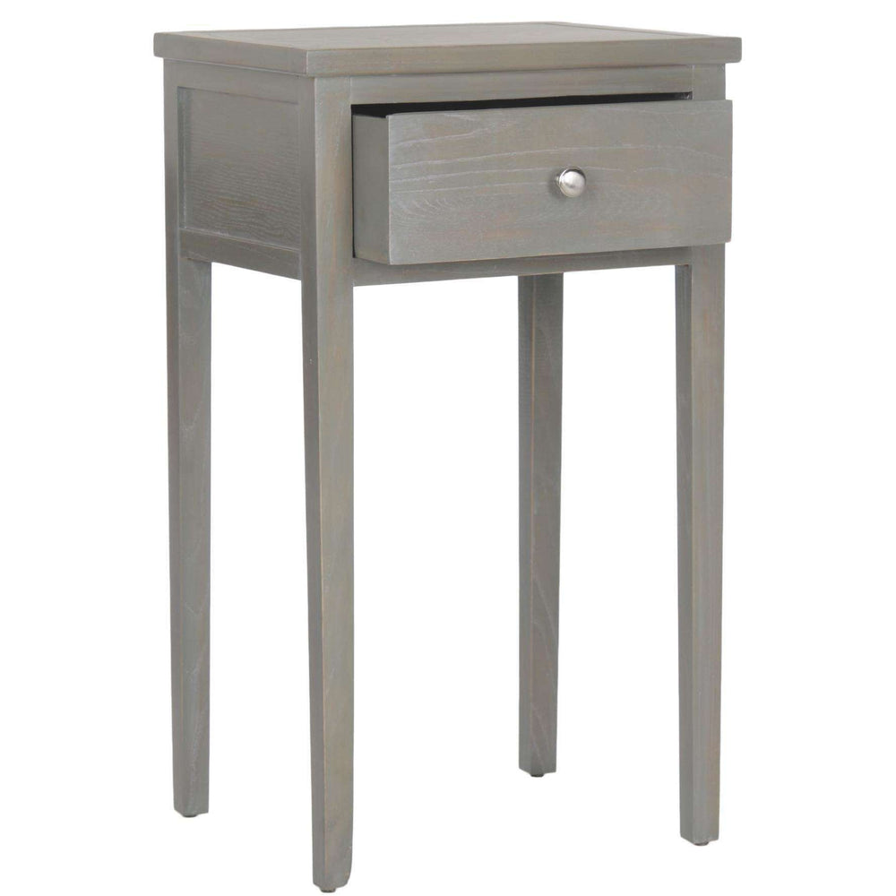 Abel Craftsman Style Nightstand with Ample Storage Drawer for Living Room and Bedroom Charm