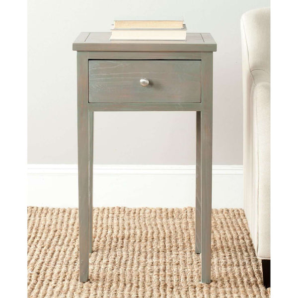Abel Craftsman Style Nightstand with Ample Storage Drawer for Living Room and Bedroom Charm