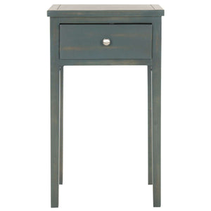 Abel Craftsman Style Nightstand with Ample Storage Drawer for Living Room and Bedroom Charm