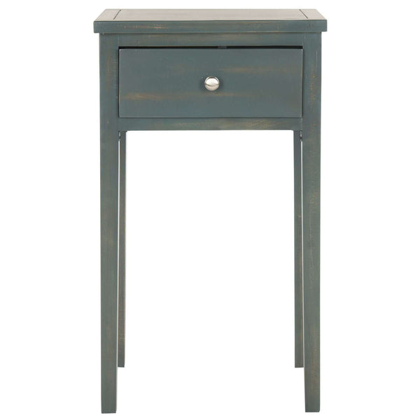 Abel Craftsman Style Nightstand with Ample Storage Drawer for Living Room and Bedroom Charm