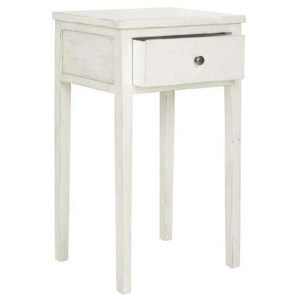 Abel Craftsman Style Nightstand with Ample Storage Drawer for Living Room and Bedroom Charm
