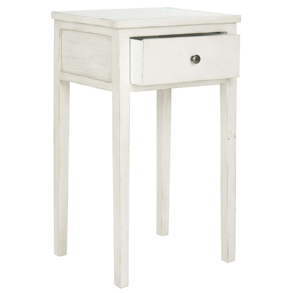 Abel Craftsman Style Nightstand with Ample Storage Drawer for Living Room and Bedroom Charm