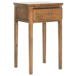 Abel Craftsman Style Nightstand with Ample Storage Drawer for Living Room and Bedroom Charm