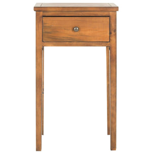 Abel Craftsman Style Nightstand with Ample Storage Drawer for Living Room and Bedroom Charm