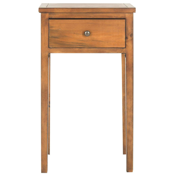 Abel Craftsman Style Nightstand with Ample Storage Drawer for Living Room and Bedroom Charm