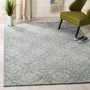 Abstract Hand Tufted Wool Rug – Elegant Rectangle Design for Luxurious Home Décor and Style