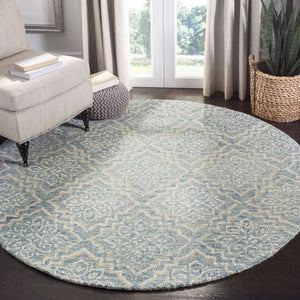 Abstract Hand Tufted Wool Rug – Elegant Rectangle Design for Luxurious Home Décor and Style
