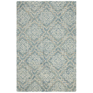 Abstract Hand Tufted Wool Rug – Elegant Rectangle Design for Luxurious Home Décor and Style