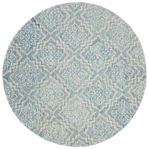 Abstract Hand Tufted Wool Rug – Elegant Rectangle Design for Luxurious Home Décor and Style