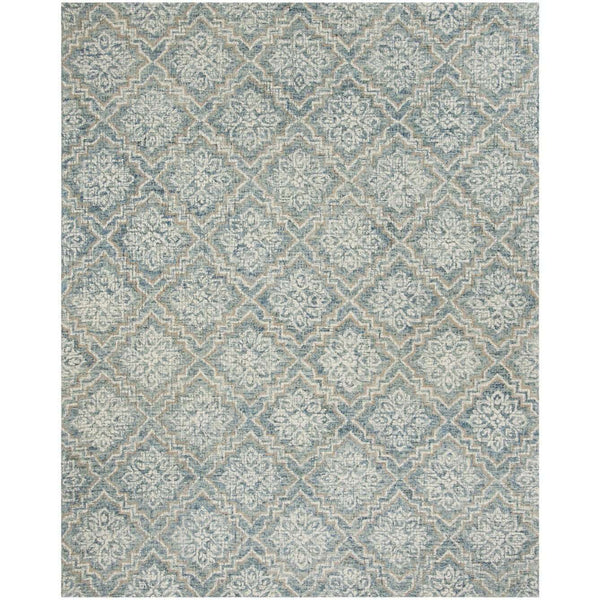 Abstract Hand Tufted Wool Rug – Elegant Rectangle Design for Luxurious Home Décor and Style