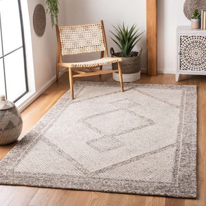 Abstract Tufted Wool Rug - Rectangle Design, 100% Premium Wool, Luxurious Softness for Your Home