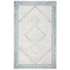 Abstract Tufted Wool Rug - Rectangle Design, 100% Premium Wool, Luxurious Softness for Your Home