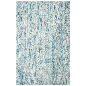 Abstract Hand Tufted Wool Pile Rug – Elegant Rectangle Design with 7MM Pile Height from India