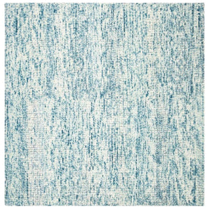 Abstract Hand Tufted Wool Pile Rug – Elegant Rectangle Design with 7MM Pile Height from India