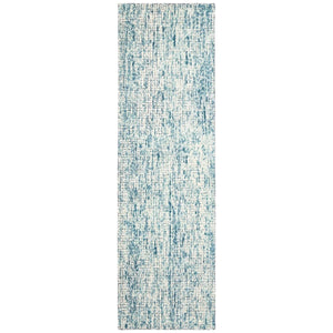 Abstract Hand Tufted Wool Pile Rug – Elegant Rectangle Design with 7MM Pile Height from India