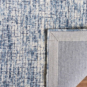 Abstract Hand Tufted Wool Pile Rug – Elegant Rectangle Design with 7MM Pile Height from India