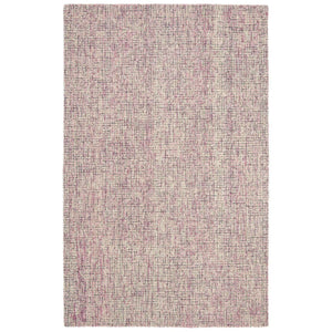 Abstract Hand Tufted Wool Pile Rug – Elegant Rectangle Design with 7MM Pile Height from India