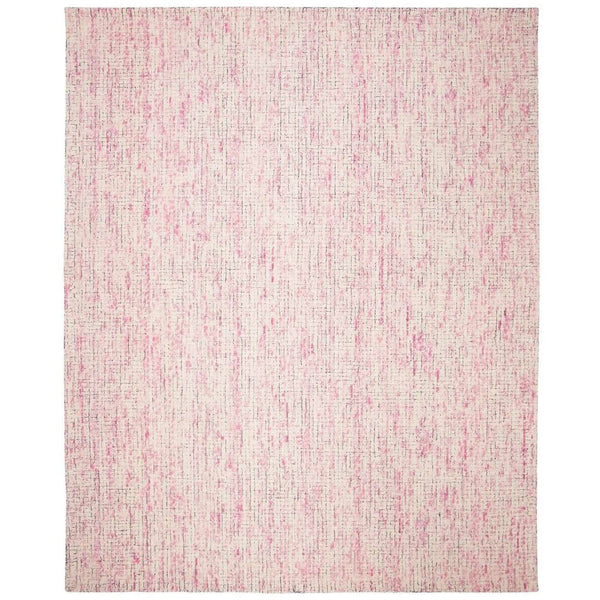 Abstract Hand Tufted Wool Pile Rug – Elegant Rectangle Design with 7MM Pile Height from India