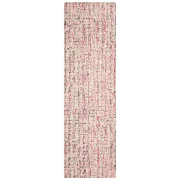 Abstract Hand Tufted Wool Pile Rug – Elegant Rectangle Design with 7MM Pile Height from India