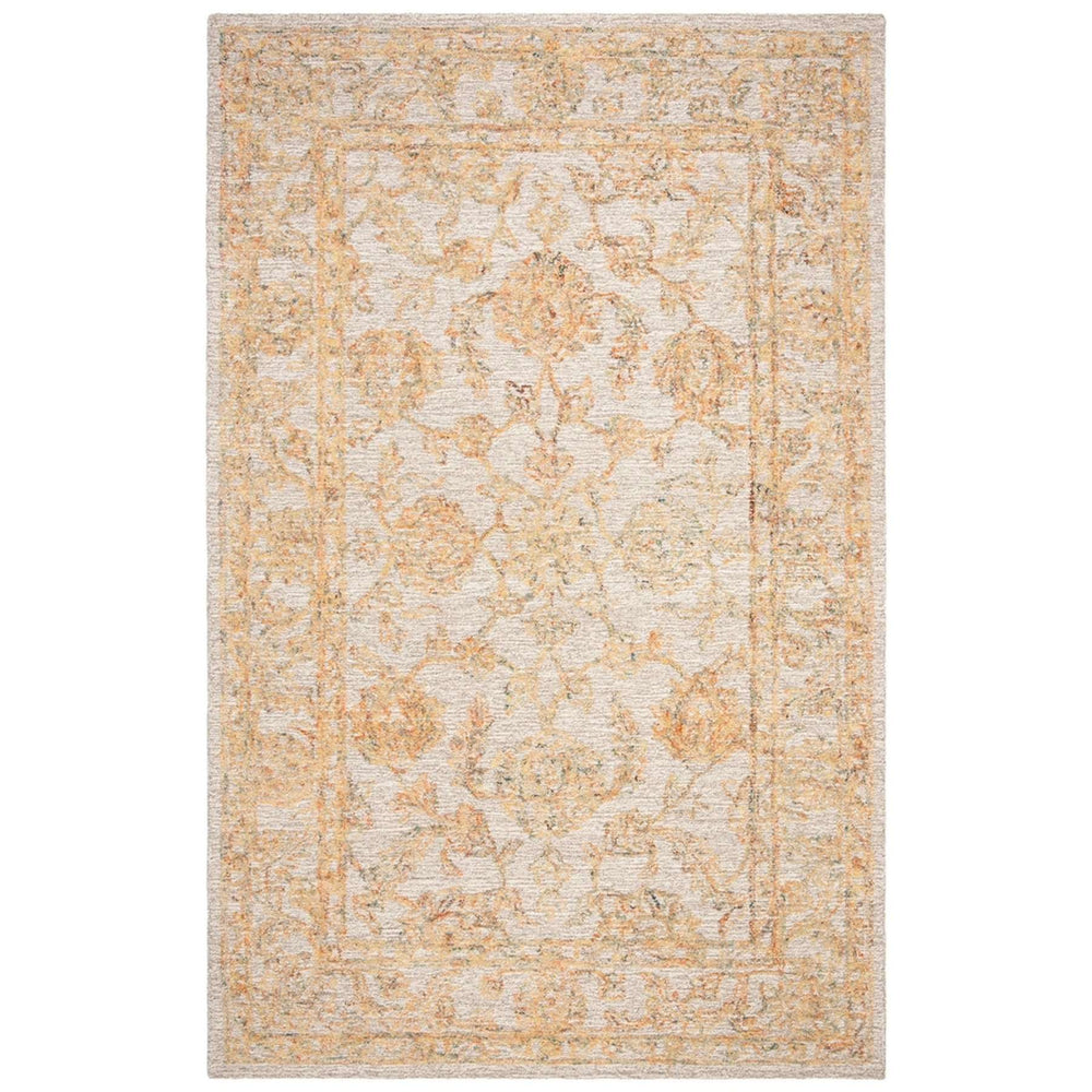 Abstract Hand Tufted Wool Pile Rug - Elegant Rectangle Design with Luxurious 8MM Pile Height