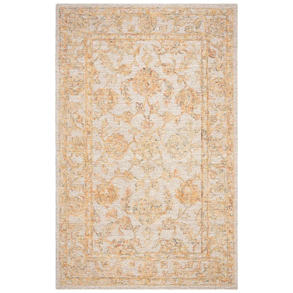 Abstract Hand Tufted Wool Pile Rug - Elegant Rectangle Design with Luxurious 8MM Pile Height